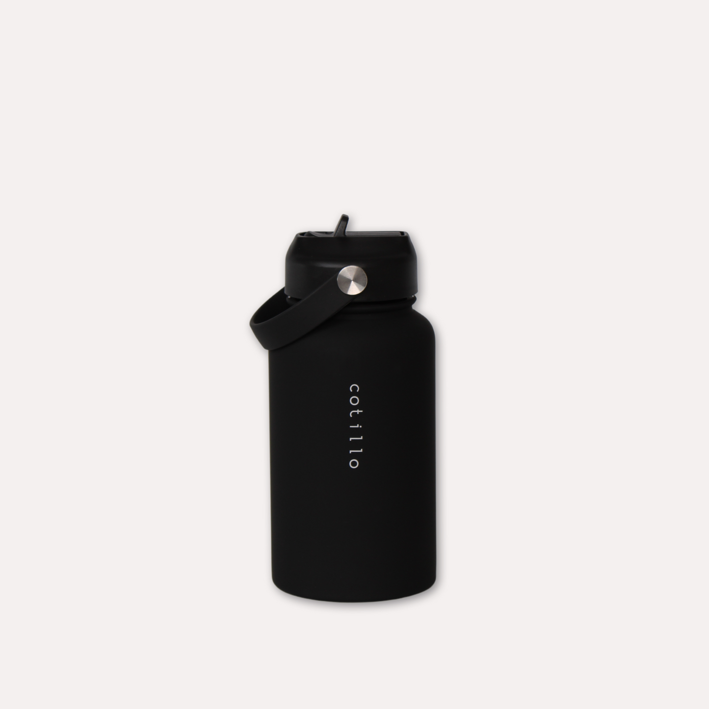 Insulated Water Bottle - Black (650ml)