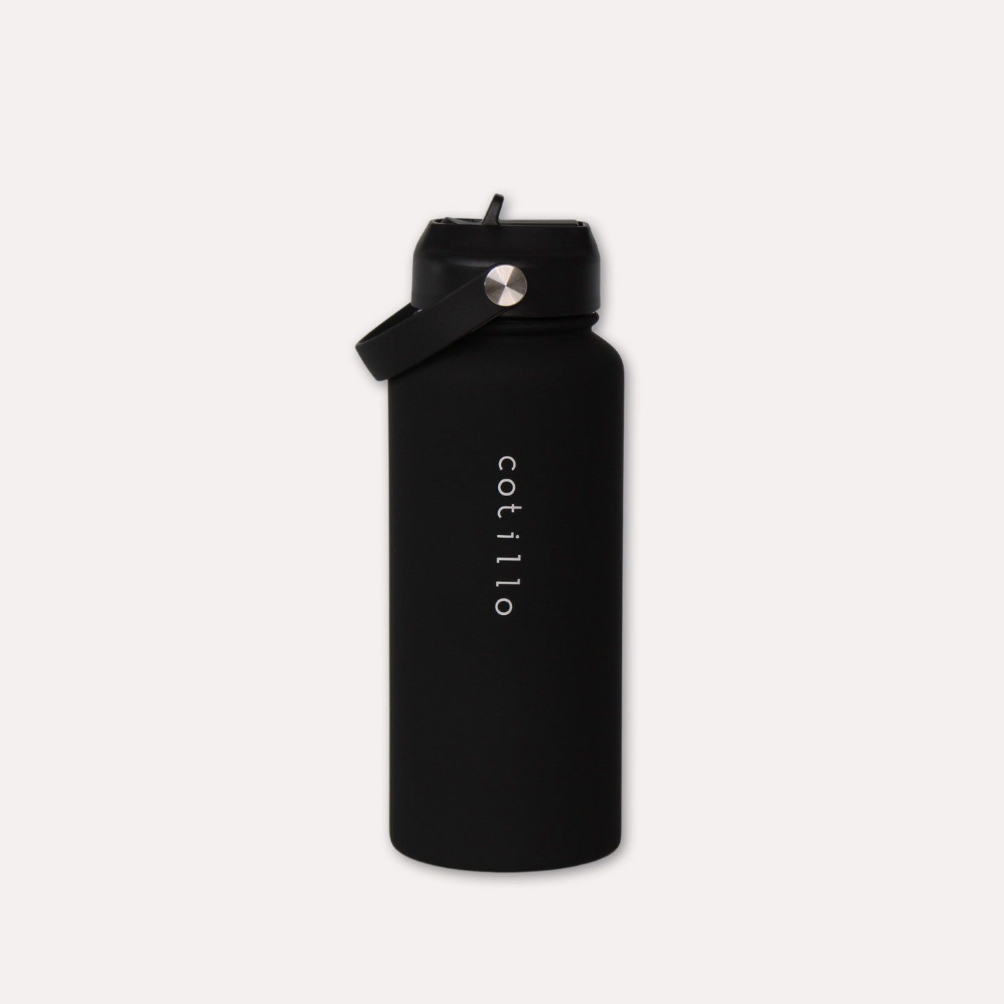 Bag and 1 Litre Insulated Water Bottle Bundle - Black
