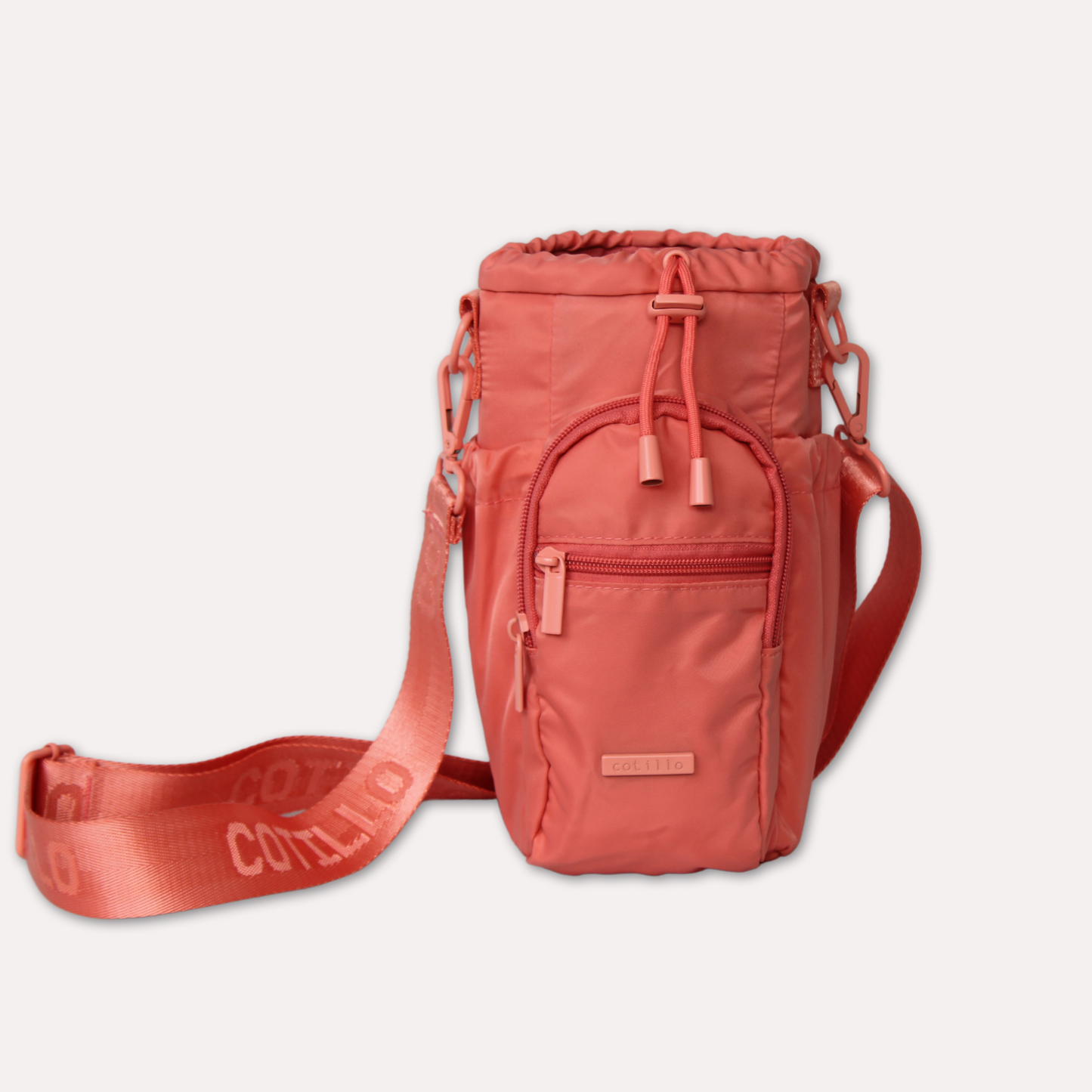 Bag and 1 Litre Insulated Water Bottle Bundle - Coral