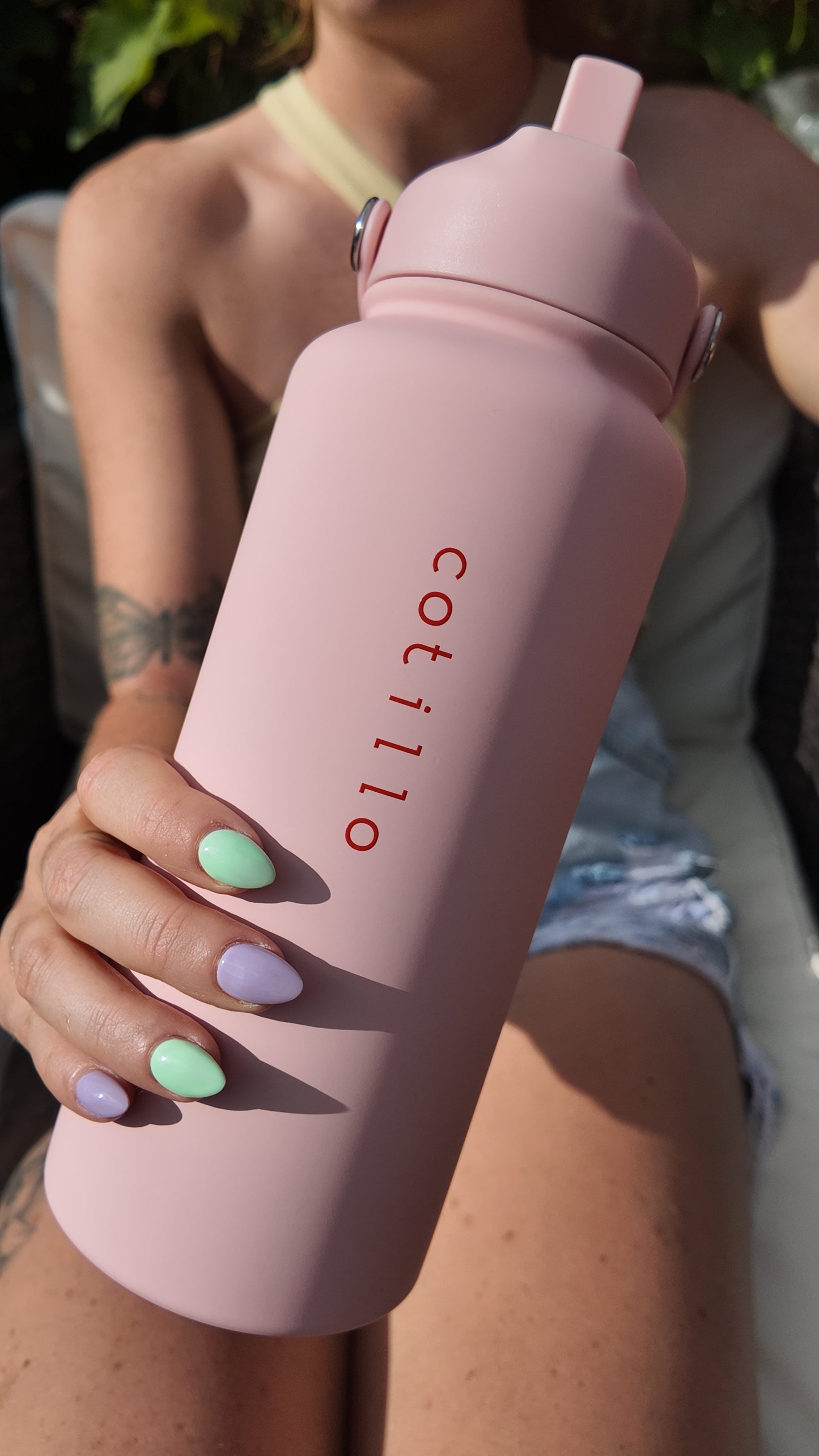 Limited Edition Insulated Water Bottle - Cotillo x Cool Mums Club (1 Litre/1000ml)