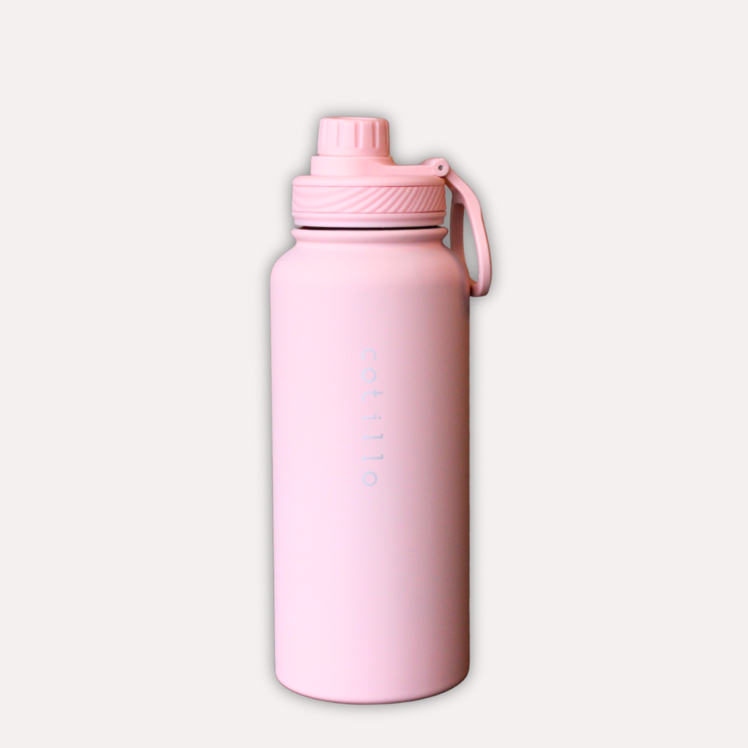 Insulated Water Bottle - Pink (1 Litre/1000ml)