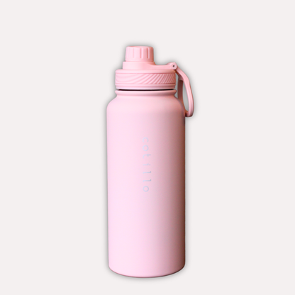 Insulated Water Bottle - Pink (1 Litre/1000ml)