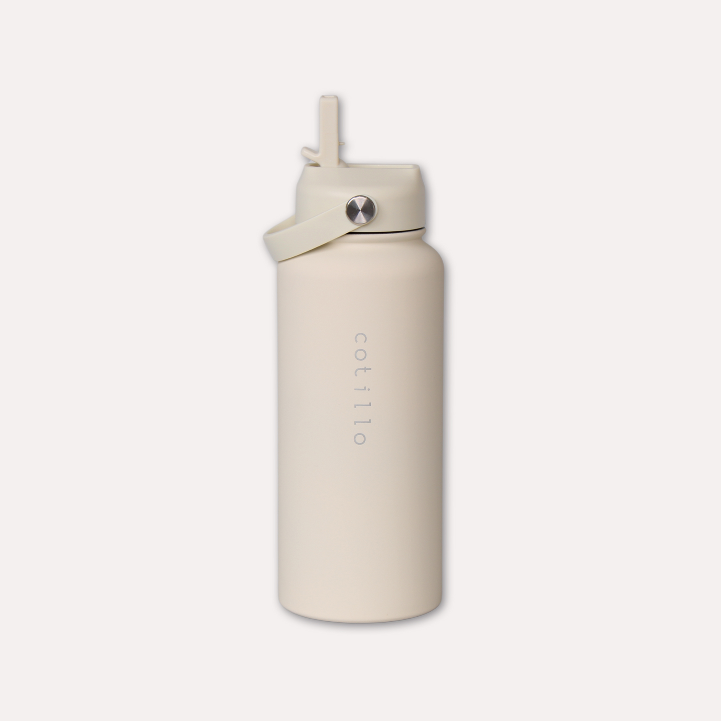 Insulated Water Bottle - Cream (1 Litre/1000ml)