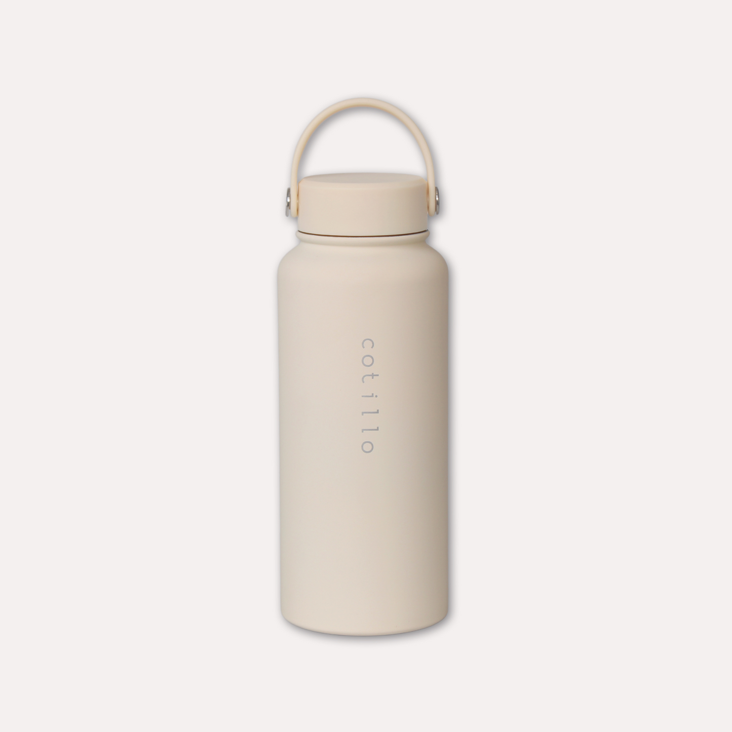 Insulated Water Bottle - Cream (1 Litre/1000ml)