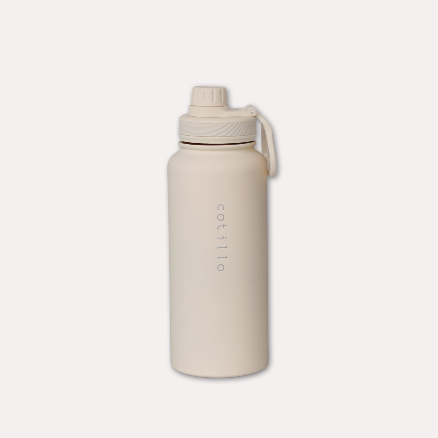 Insulated Water Bottle - Cream (1 Litre/1000ml)